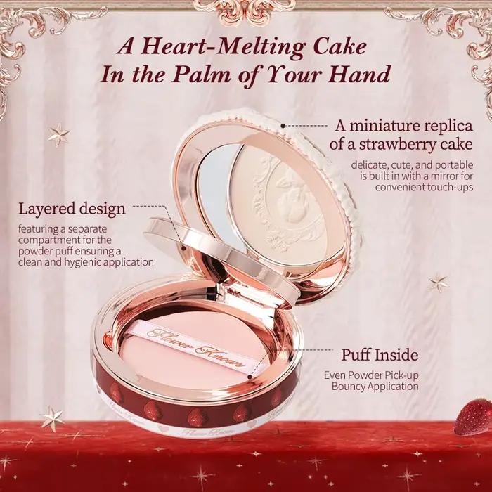 Flower Knows fraise Cupidon Collection ensemble de maquillage poudre pressée solide parfum Kit