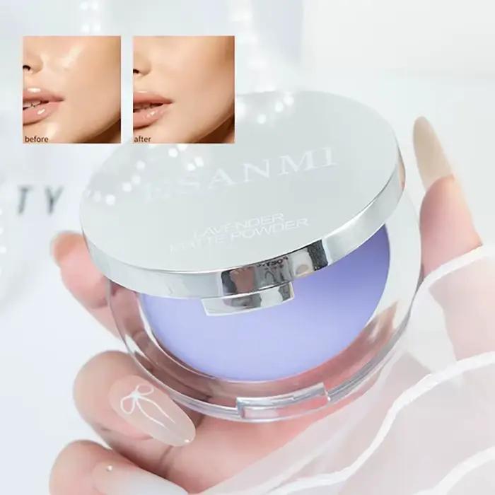 Crème violette en poudre
