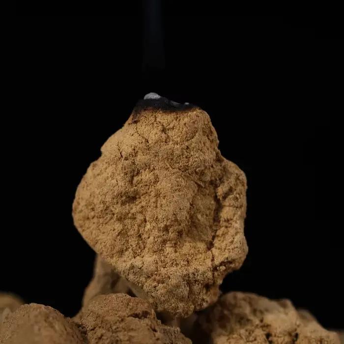 Bloc d'encens en poudre sol à l'eau/pure, naturel, extrêmement frais, Transparent, adapté à la fabrication de bâtons d'encens, poudre pour fumer au charbon de bois