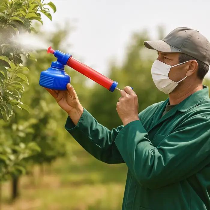 Plumeau de poudre de terre de diatomée-contrôle d'insectes lavable pour le bétail de poulailler de serre de jardin