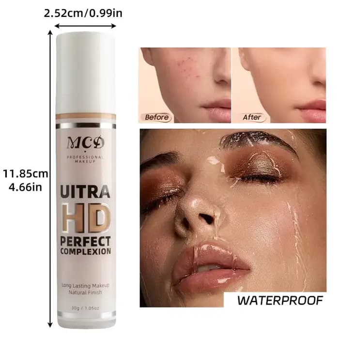 9 nuances couverture complète correcteur liquide fond de teint maquillage haute