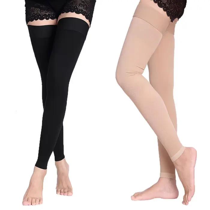 2 pièces S-2XL bas de Compression médical varices 20-30mmHg élastique traiter chaussettes d'allaitement soutien gradué bas de tuyau