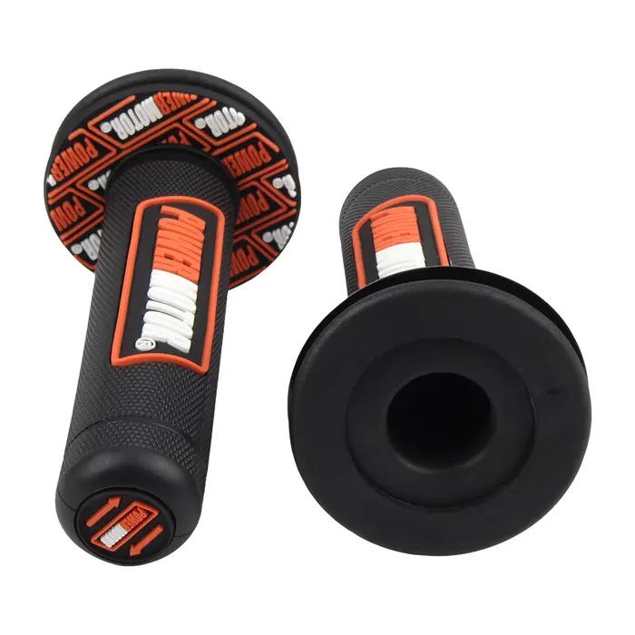Poignées de guidon universelles en caoutchouc et gel pour moto, motocross, dirt bike, 24/22 mm