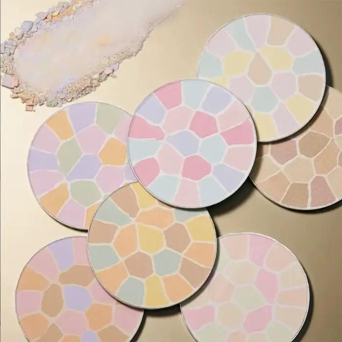 Poudre compacte multi-couleurs élégante japonaise 8