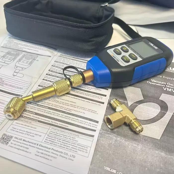 Manomètre numérique intelligent pour système de réfrigération de laboratoire, inspection du vide, manomètre VMV-1 0-10000P