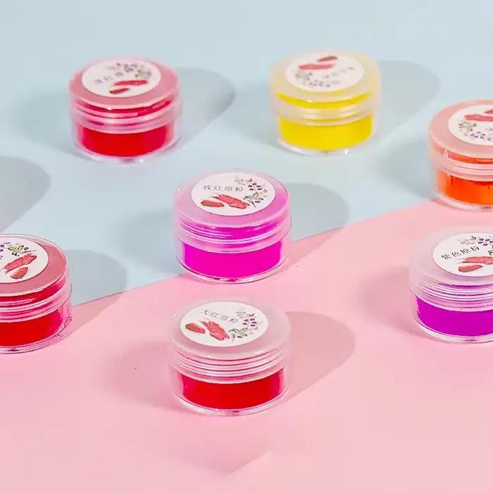 Bricolage clair brillant à lèvres Base huile antiadhésive hydratant rouge
