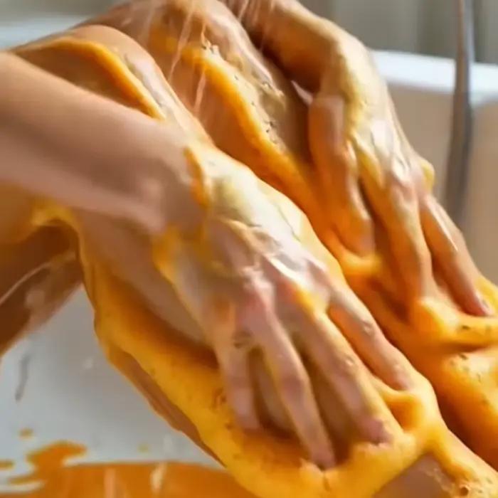 Gel douche hydratant au curcuma et à la vitamine C, gel douche exfoliant et lissant, fini gommant doux, parfum naturel rafraîchissant