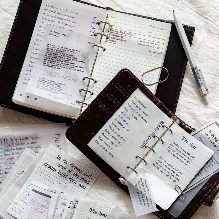 Papier de fond vintage de style sel, non-adhésif, de haute qualité, pour manuscrits anglais et journaux, motif Pluie du matin
