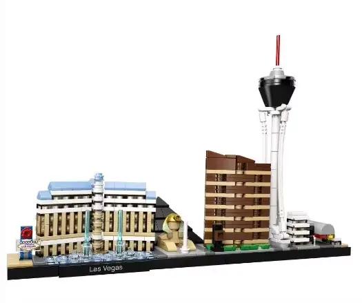 EN stock Expériences techniques et créatives, monuments de ville, horizon, kit de blocs de construction Moc 21032, cadeau de vacances pour enfants