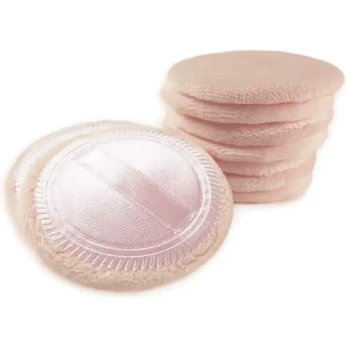 Houppettes en coton pour poudre cosmétique 5 pièces applicateur de fond de teint et de maquillage pour une application précise et soins de la peau occasions quotidiennes et spéciales