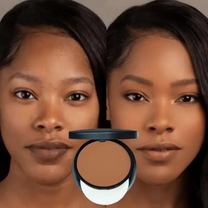 Palette de poudre de contour résistante à la sueur – Couverture mate constructible pour tous les tons de peau