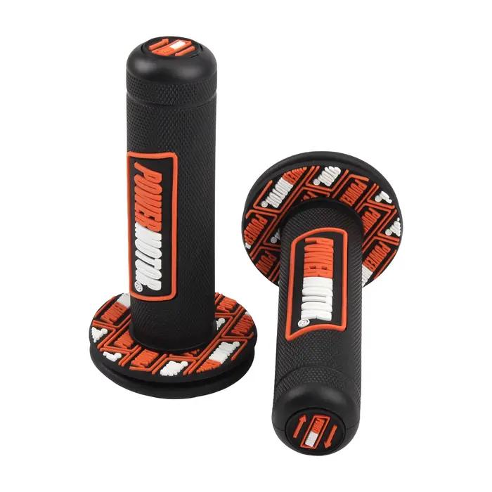 Poignées de guidon universelles en caoutchouc et gel pour moto, motocross, dirt bike, 24/22 mm
