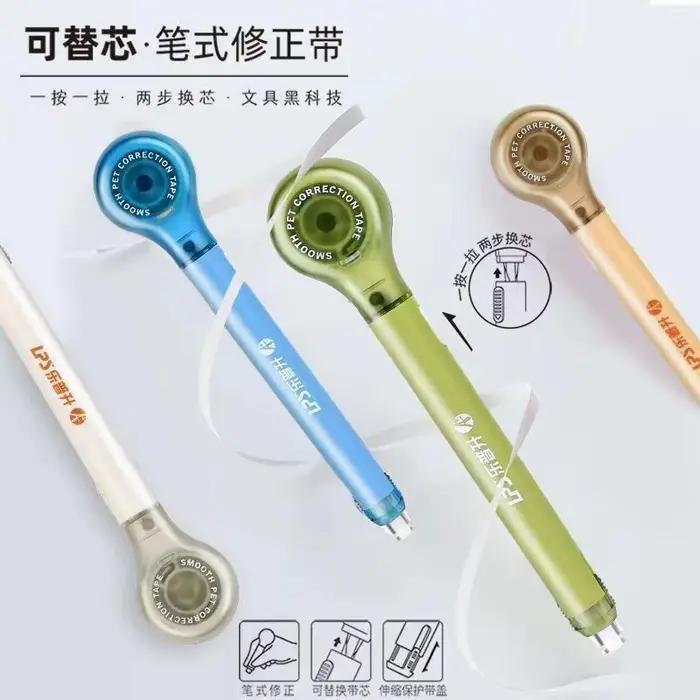 Ruban correcteur créatif et mignon pour étudiants, avec recharges colorées, vente en gros