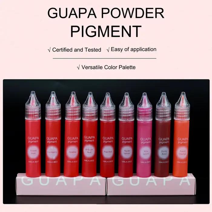 REACH certifié professionnel poudre liquide tatouage Pigment Semi-Permanent maquillage tatouages encres pour SMP cuir