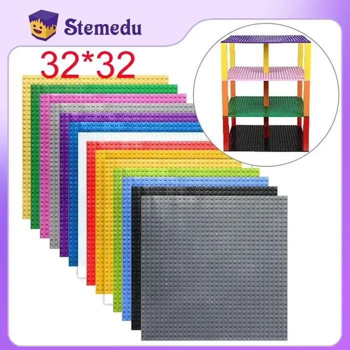 Plaque de Base 32x32 pour décennie s de Construction Classiques, Panneau de Bricolage, Compatible avec Legoeds, Jouets pour Enfants, Cadeaux