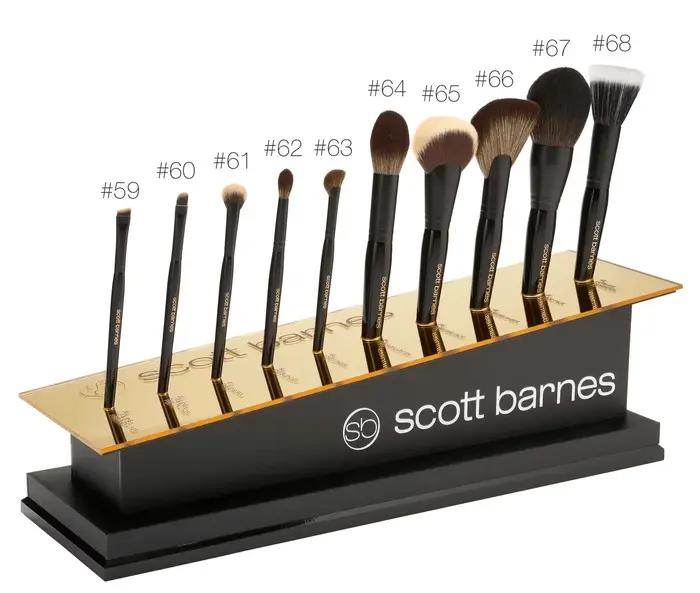 SCOTT – brosse à Blush, brosse à poudre conique 64 cheveux synthétiques doux, mélange de poudre pour le visage, outil cosmétique unique de luxe