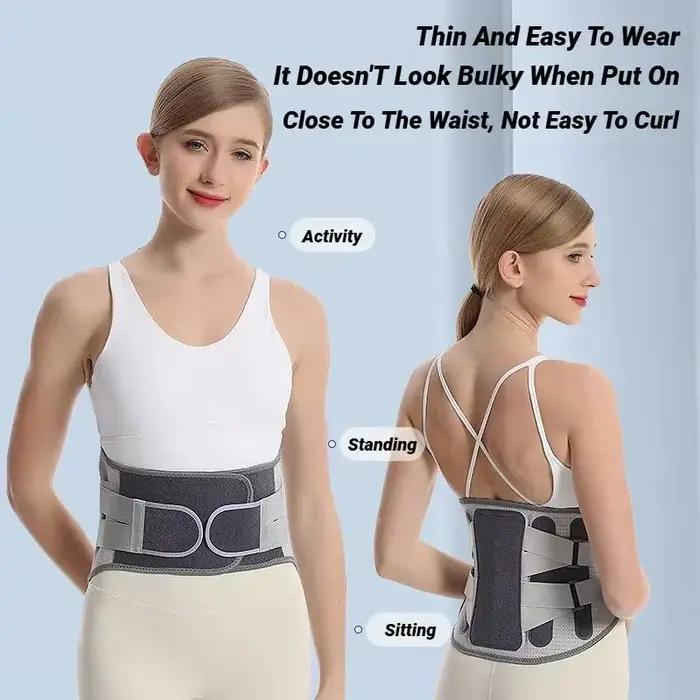 Ceinture de soutien lombaire, ceinture dorsale pour soulager les douleurs du bas du dos, pour la sciatique et les hernies discales
