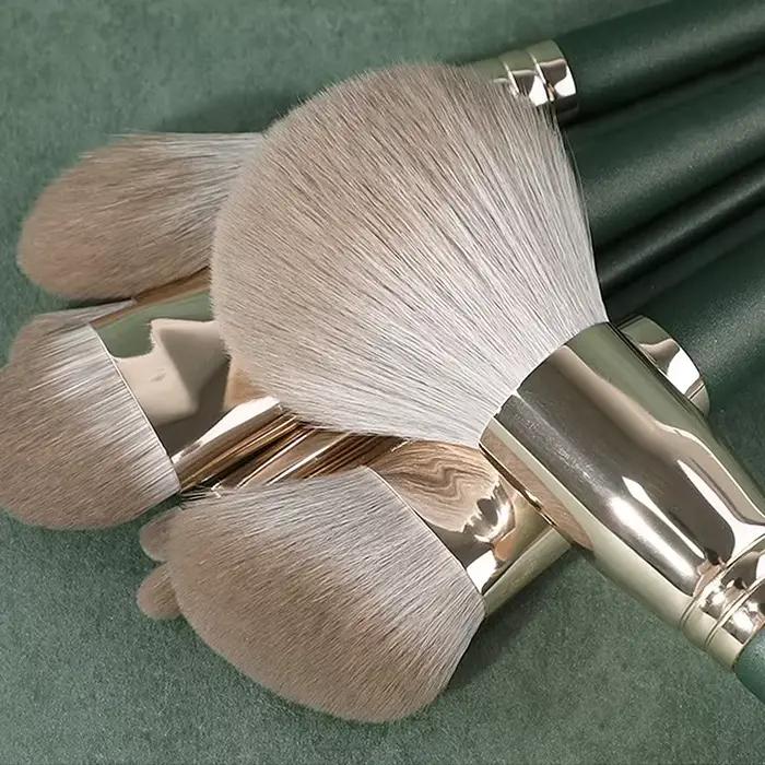 14 pièces pinceaux de maquillage doux moelleux outils