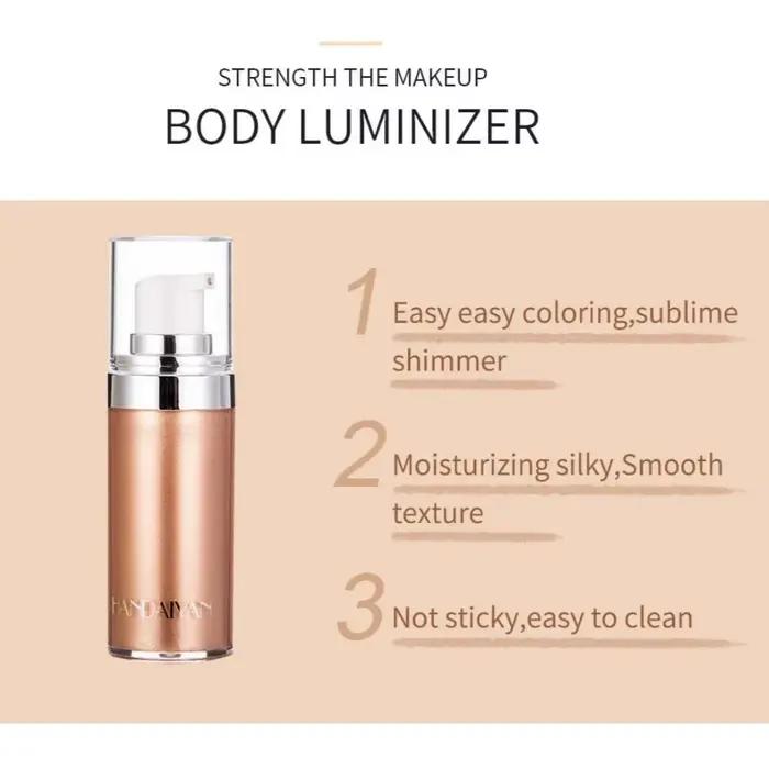 Crème de maquillage surligneur liquide longue durée