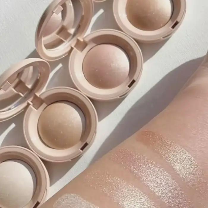 Rare Beauty Shimmer Poudre Poudreuse Blush Highlighter Illuminateur Visage Corps Cosmétiques Poudre Pressée Contrôle du Sébum Maquillage Naturel