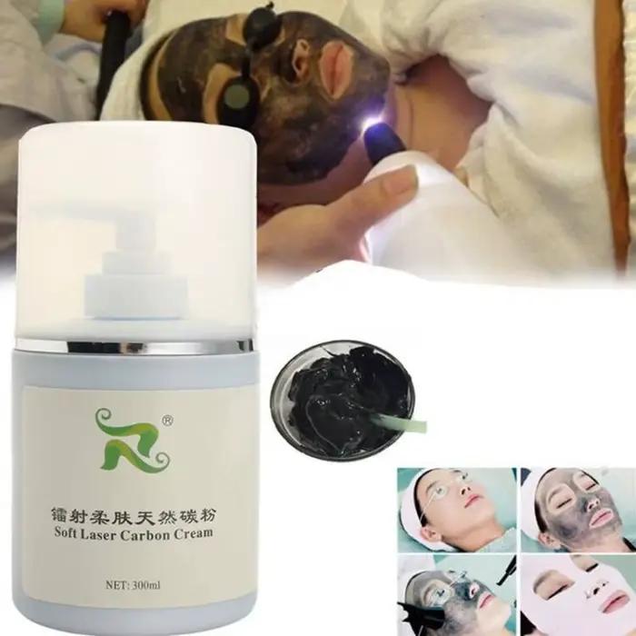 Crème Laser au Carbone pour Peau Radieuse et Jeune 80ml 300ml Profondeur Nettoyage Anti-Acné Rajeunissement Blancheur