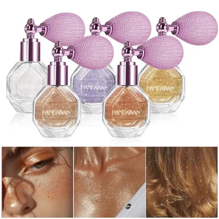 Spray de poudre scintillante 5 couleurs