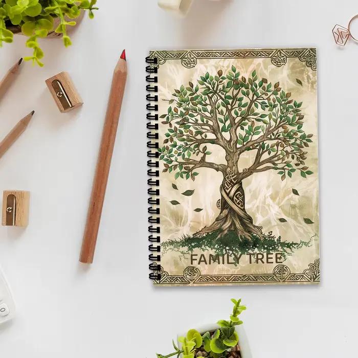 1PC Livre de généalogie et planificateur familial, Journal de recherche d'ancêtres, Cadeau idéal pour les parents, Journal de l'histoire familiale