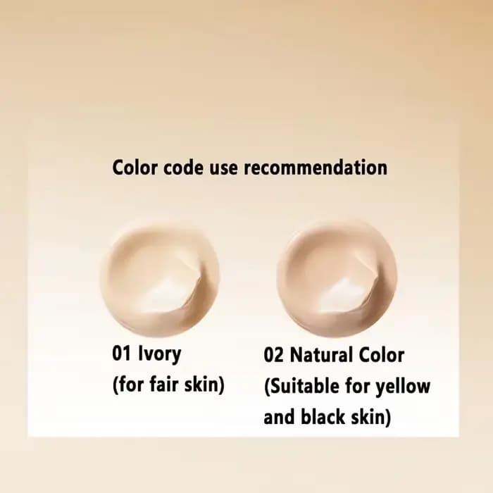 Maquillage de beauté fond de teint léger crème Base