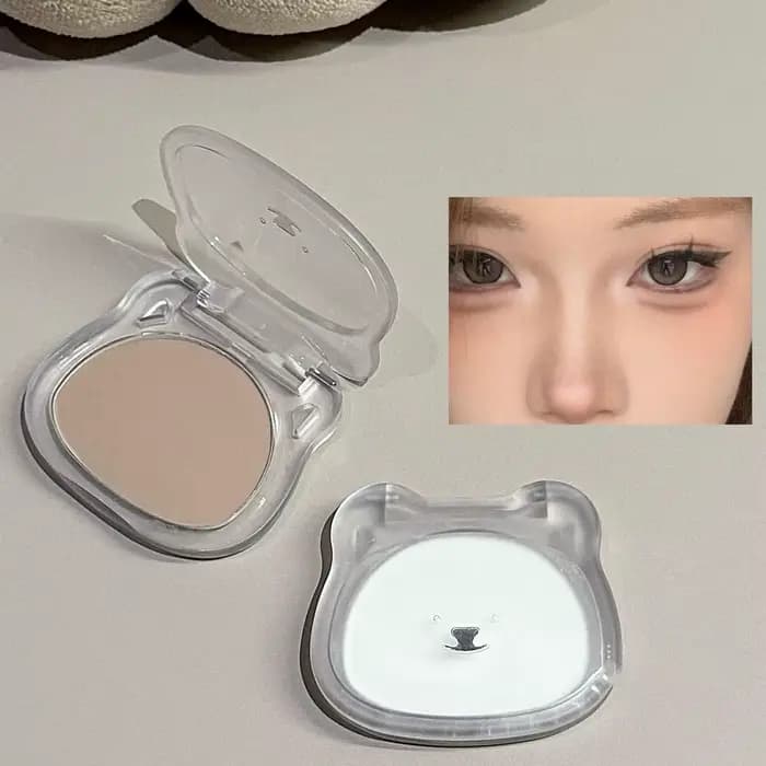 Kakashow surligneur mat poudre lisse et soyeuse contour du visage et éclaircissant pour créer un look de maquillage 3D