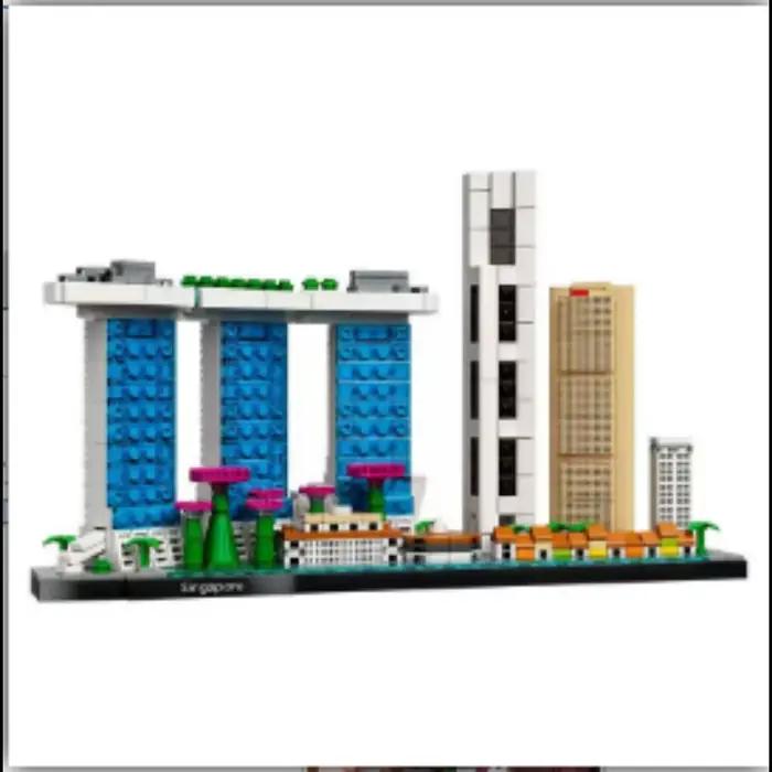 EN stock Expériences techniques et créatives, monuments de ville, horizon, kit de blocs de construction Moc 21032, cadeau de vacances pour enfants