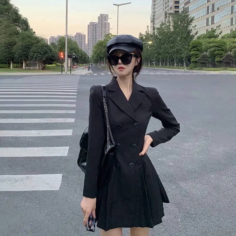 Robe Blazer pour femmes, vêtements chics et élégants, jolies robes féminines, occasions formelles, P