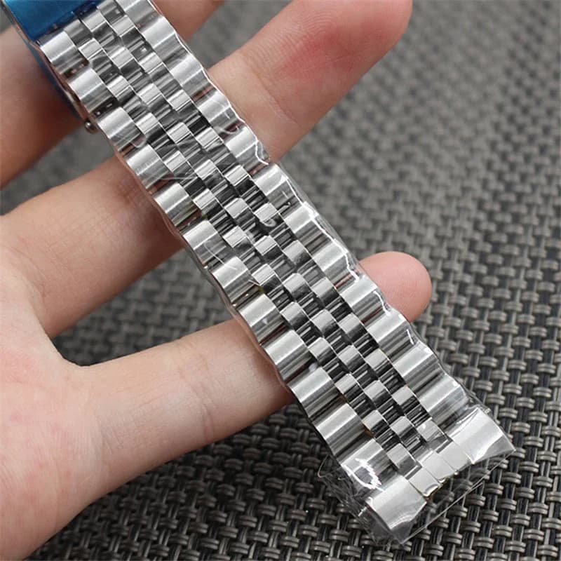 Bracelet de montre à extrémité incurvée de luxe pour Rolex DATEJUST jubilé, accessoires de Bracelet