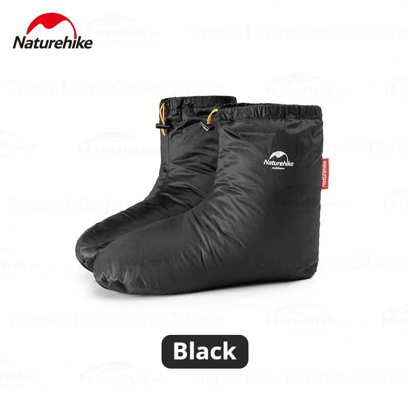 Natureifa-Couvre-pieds en duvet de canard, pantoufle imperméable ultralégère, chaussures d'hiver, ch