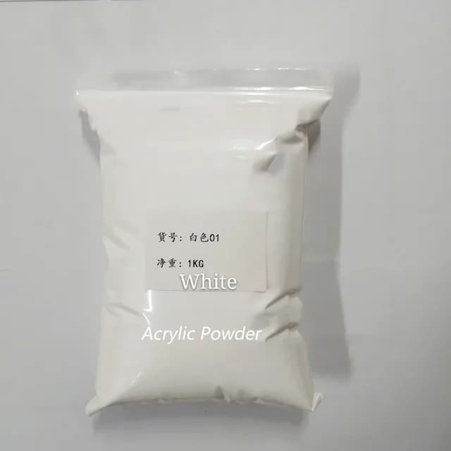 Poudre Acrylique pour Ongles, 1000g, Blanc, Clair, Rose, N64.Extension, Implémentation, Trempage Rap