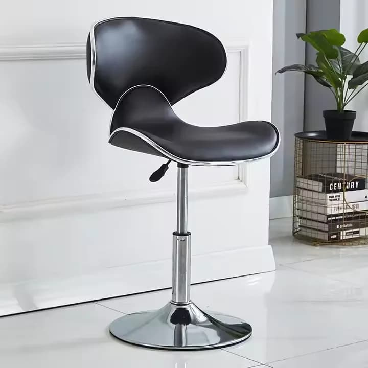Mobilier de bureau à domicile moderne noir hauteur d'ascenseur réglable comptoir de cuisine chaises