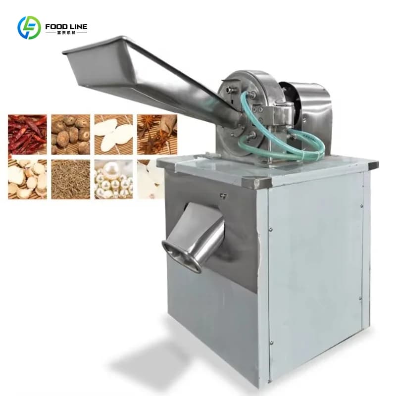 Moulin à farine commercial personnalisé de Chine pour la transformation des amandes, des épices, des