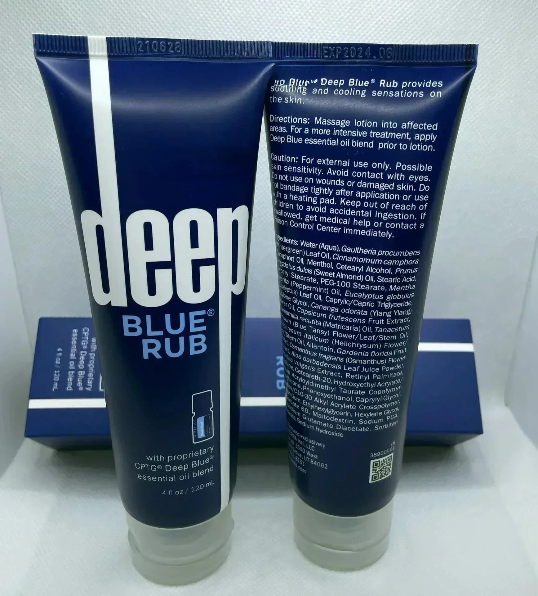 Baume Apaisant Soin de la Peau à l'Huile Essentielle Version Américaine Crème Baume Apaisant Bleu Pr
