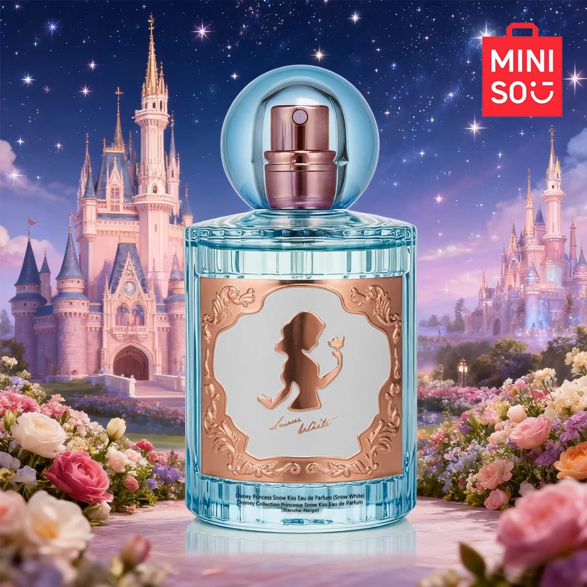 MINISO & DISNEY SNOW WHITE Parfum pour femme, Eau de Parfum florale de luxe originale, parfum de cré
