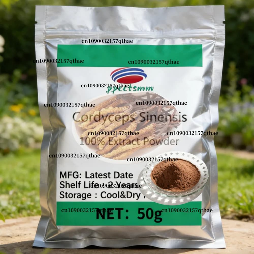 Poudre d'extrait de CORDYCEPS SINENSIS 100% naturel : formules personnalisées en usine pour un usage