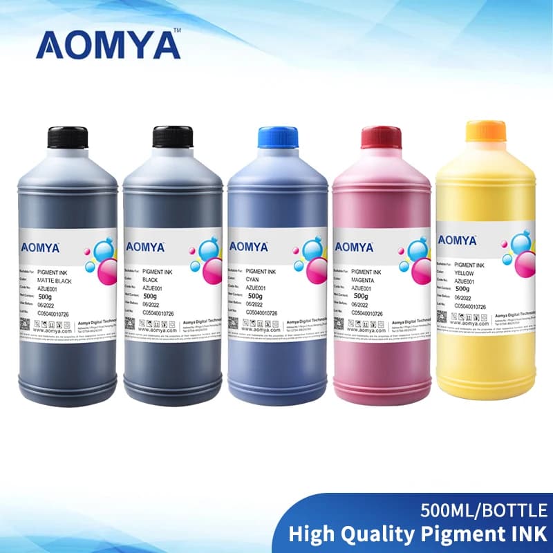 Encre pigmentée Aomya 500 ml pour imprimantes Canon PFI-1700 PFI-57 PFI-1000 Pro 2000 4000 6000 6000