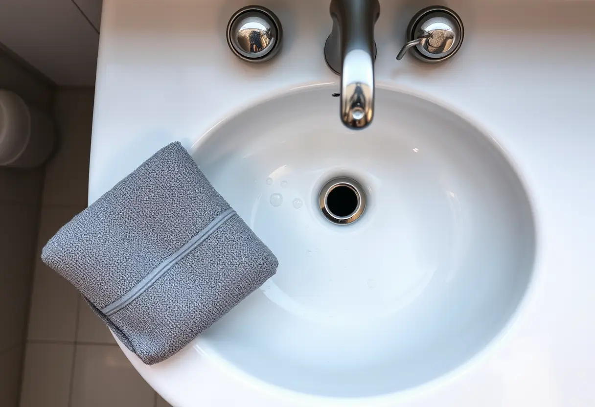 Soins de la peau dans la salle de bain